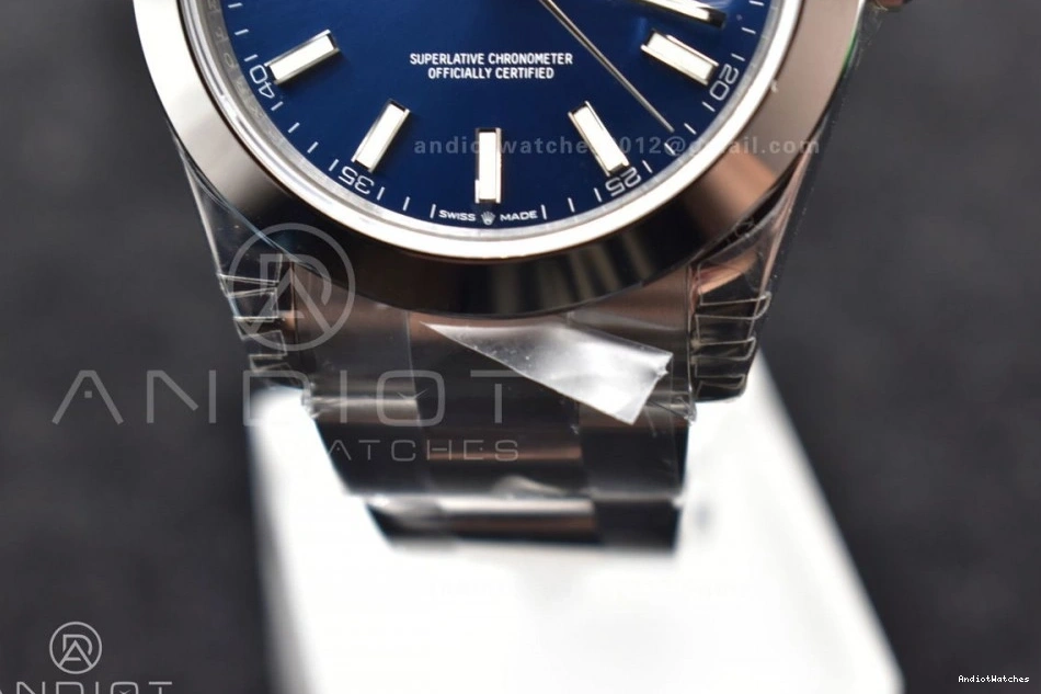 Dial 126300 DateJust on SS Oyster 1:1 Edition VS 904L Best Casual 41 Blue 584 Bracelet VSF 0328